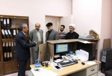 گزارش تصویری از بازدید هیات رئیسه دانشگاه از دانشکده علوم زمین